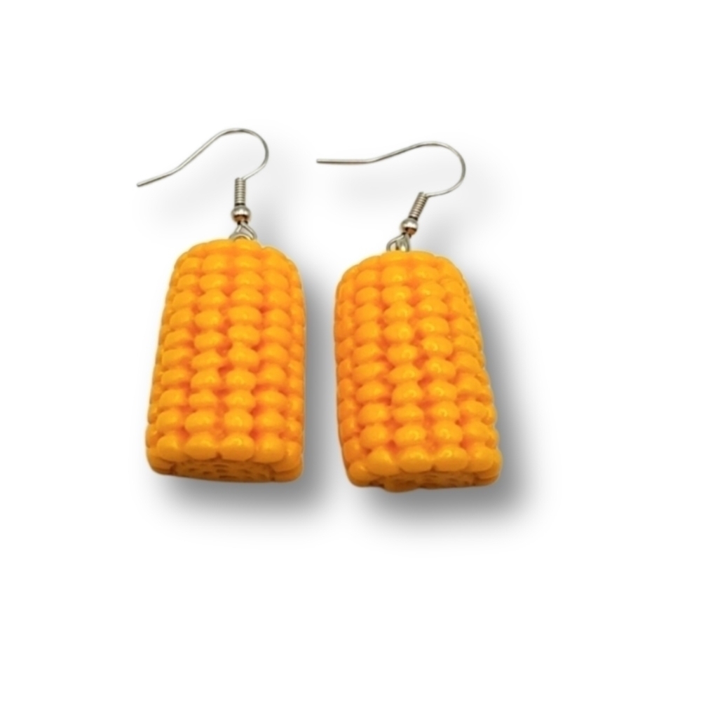 Corn Vegetable Cute Earrings